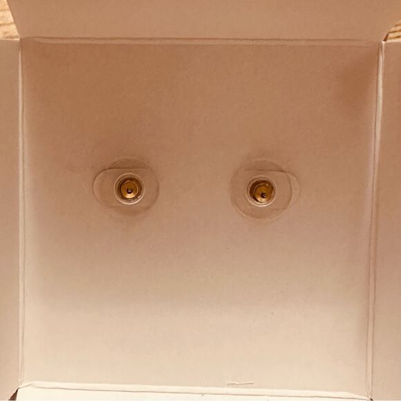 Kate Spade - Flying Colors Bezel Stud Earrings (Clear) NWT - Picture 4 of 6